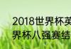 2018世界杯英格兰排名（2018年世界杯八强赛结果）