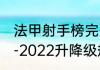 法甲射手榜完整排名（法甲联赛2021-2022升降级规则）