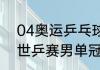 04奥运乒乓球男单决赛时间（2004世乒赛男单冠军）