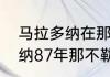 马拉多纳在那不勒斯的地位（马拉多纳87年那不勒斯夺冠历程）