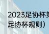 2023足协杯第三轮开赛时间（2023足协杯规则）