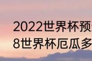 2022世界杯预选赛阿根廷战绩（2018世界杯厄瓜多尔出线了吗）