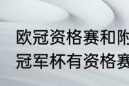 欧冠资格赛和附加赛规则（2023欧洲冠军杯有资格赛么）