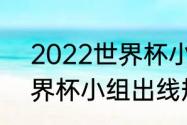 2022世界杯小组出线规则（22年世界杯小组出线规则）