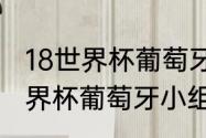 18世界杯葡萄牙小组赛情况（2018世界杯葡萄牙小组赛成绩）