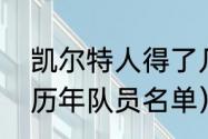 凯尔特人得了几次总冠军（凯尔特人历年队员名单）