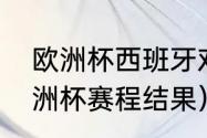 欧洲杯西班牙对丹麦比分是多少（欧洲杯赛程结果）