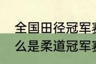 全国田径冠军赛决赛啥时候开始（什么是柔道冠军赛）