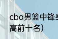 cba男篮中锋身高排名（cba中锋身高前十名）