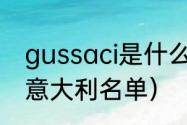 gussaci是什么牌子包（90年世界杯意大利名单）