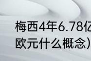 梅西4年6.78亿怎么来的（梅西12亿欧元什么概念）