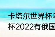 卡塔尔世界杯乌克兰出线了吗（世界杯2022有俄国吗）