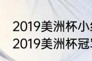 2019美洲杯小组赛赛程时间安排表（2019美洲杯冠军）