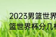 2023男篮世界杯32强分组规则（男篮世界杯分几档）