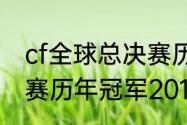 cf全球总决赛历届冠军（lpl全球总决赛历年冠军2019）