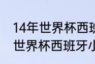 14年世界杯西班牙和谁在一组（14年世界杯西班牙小组赛战绩）