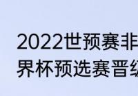 2022世预赛非洲区几个名额（非洲世界杯预选赛晋级规则）