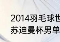 2014羽毛球世锦赛男单决赛（2023苏迪曼杯男单冠军是谁）