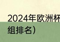 2024年欧洲杯东道主是谁（欧洲杯分组排名）