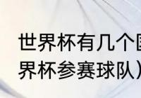 世界杯有几个国家队（2022卡塔尔世界杯参赛球队）