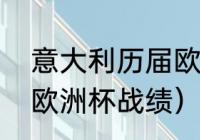 意大利历届欧洲杯战绩如何（英格兰欧洲杯战绩）