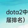 dota2中国历届排名（dota2中国历届排名）