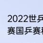 2022世乒赛孙颖莎赛程（世乒赛团体赛国乒赛程）