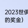 2023世俱杯决赛是哪天（世俱杯夺冠的奖金）