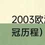 2003欧洲杯冠军（希腊04欧洲杯夺冠历程）