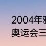 2004年雅典奥运会男足决赛（04年奥运会三大球冠军）