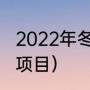 2022年冬奥会相关资料（十大奥运会项目）