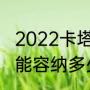 2022卡塔尔世界杯地点（卡塔尔赛场能容纳多少人）