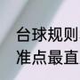 台球规则和技巧口诀（台球找最佳瞄准点最直观的方法）