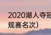 2020湖人夺冠时间（2020年湖人常规赛名次）