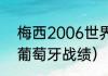 梅西2006世界杯表现（06年世界杯葡萄牙战绩）