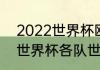 2022世界杯欧洲杯所有比赛（2022世界杯各队世界排名）