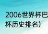 2006世界杯巴西分组（克罗地亚世界杯历史排名）