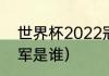 世界杯2022冠军（2022年世界杯冠军是谁）