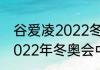 谷爱凌2022冬奥会拿了多少奖牌（2022年冬奥会中国银牌得奖都是谁）