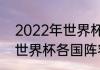 2022年世界杯巴西队阵容（2022年世界杯各国阵容）