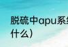 脱硫中apu系统是什么（职场apu是什么）