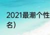 2021最潮个性昵称（有个性的旅游网名）