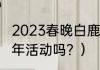 2023春晚白鹿唱哪首歌？（杭州有跨年活动吗？）