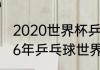 2020世界杯乒乓球男团决赛？（2006年乒乓球世界杯男团决赛？）