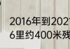 2016年到2021年几次残奥会？（2016里约400米残疾冠军？）