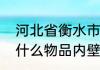 河北省衡水市的衡水内画，是一种在什么物品内壁绘画的技艺