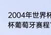 2004年世界杯举办国？（2004欧洲杯葡萄牙赛程？）