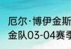 厄尔·博伊金斯现在是哪一队的？（掘金队03-04赛季阵容如何？）