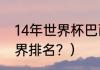 14年世界杯巴西主教练？（胡尔克世界排名？）