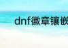 dnf徽章镶嵌？（dnf怎么开槽）